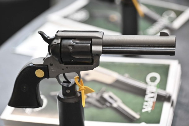 Chiappa Firearms 1873 SAA Tactical Grey, a new Italian rimfire single-action revolver