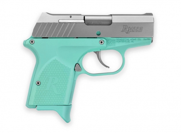 Pistola Remington RM380 Micro Light Blue Pistola Remington RM380 Micro Light Blue