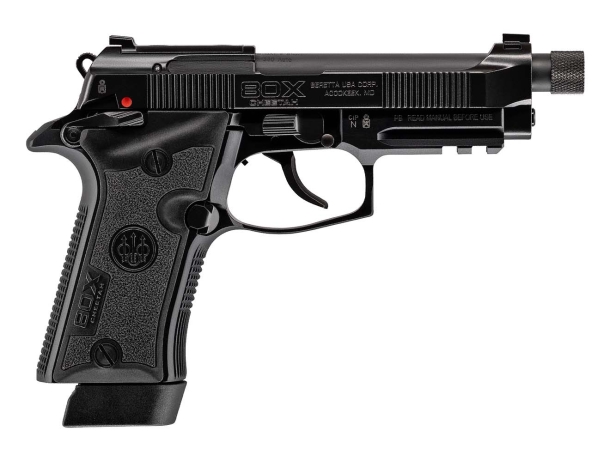Beretta 80X Cheetah Tactical Urban pistol with threaded barrel Beretta 80X Cheetah Tactical Urban .380 ACP / .32 ACP semi-automatic pistol