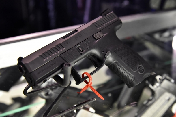 The CZ P10C is available in 9x19mm and .40 Smith & Wesson caliber