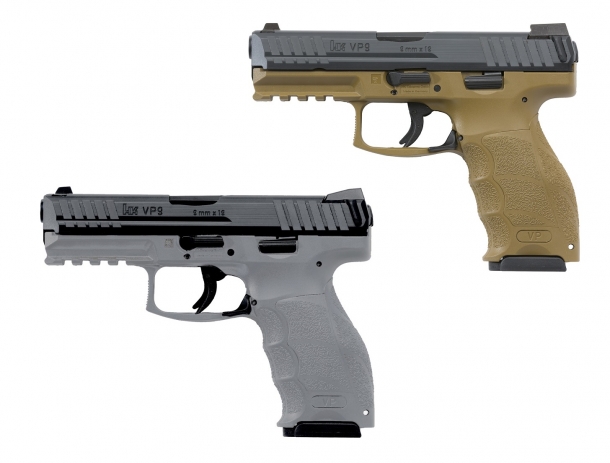 Heckler & Koch's new VP series pistols Heckler & Koch's VP9 and VP40 are now available with FDE and grey frames