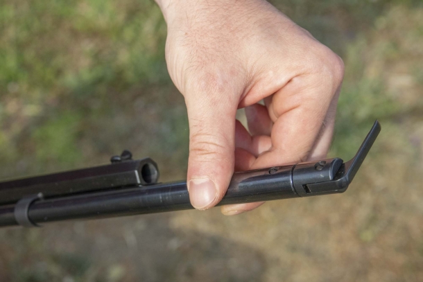 Chiappa 1892 lever action rifle 3 - The tubular magazine is free to be separated from the barrel