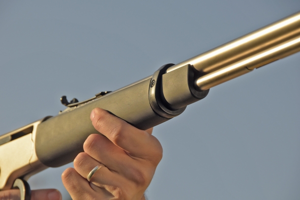 Polymer soft touch plain forearms for the LA322 Kodiak Cub rifle