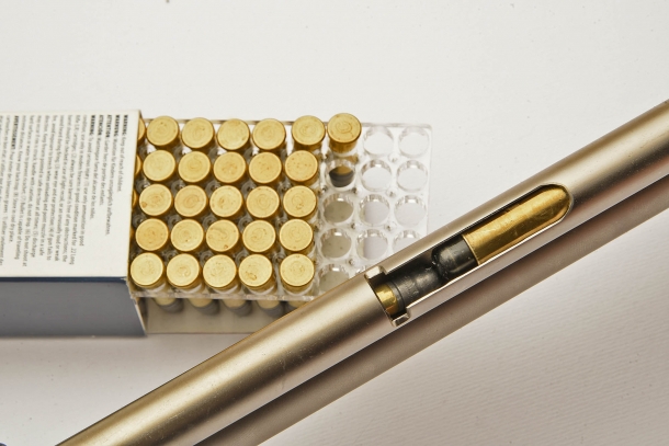 The cartridges are in: once back in place, the follower will push them towards the receiver