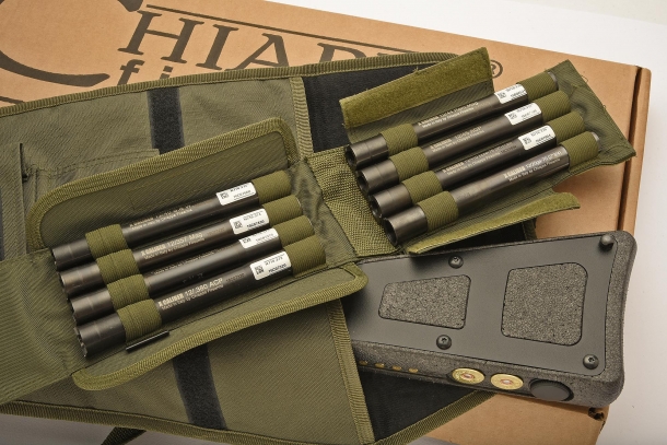 8 adapters for 10 additional calibers