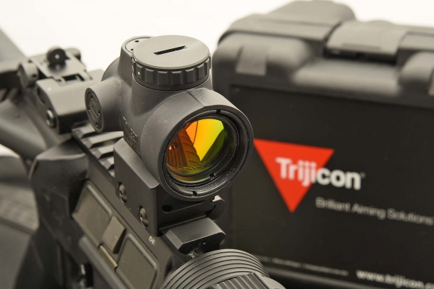 The Picatinny rail is placed on the upper receiver 