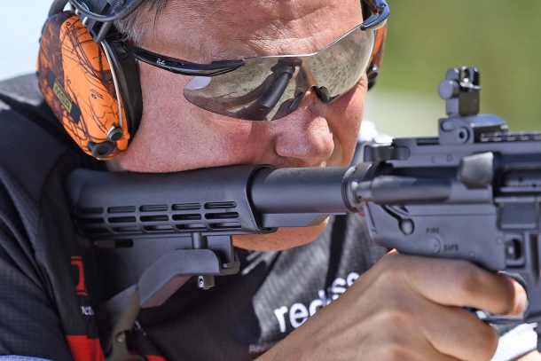The standard Colt M4 stock has all what you need in "THE" Black Rifle