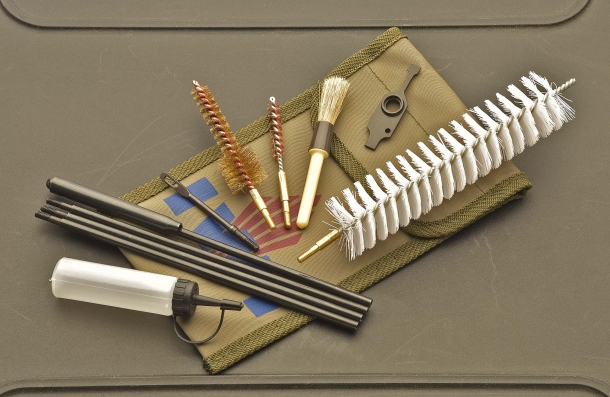 The X95 semi-automatic rifle is factory-issued with IWI's own compact, yet complete field cleaning kit