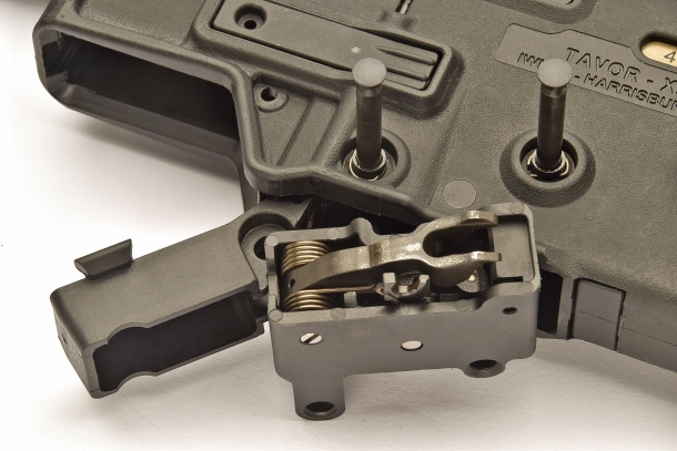 The Tavor X95 rifle is compatible with the Tavor SAR Gen.1 trigger group, but not vice-versa
