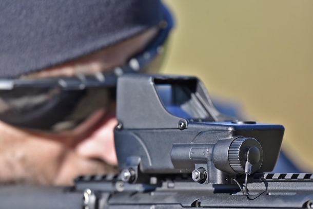 The full-length top Picatinny rail is compatible with most aftermarket optical systems
