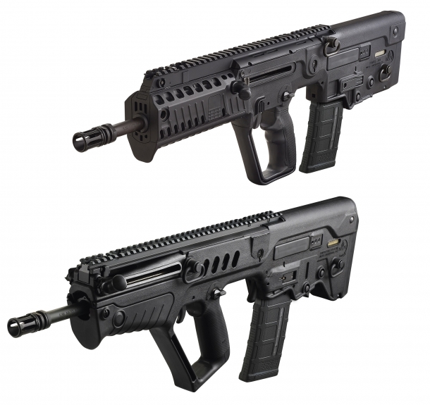 IWI Tavor X95, the "civilized" warrior (the origins) The IWI US X95 semi-automatic rifle, in comparison with the Tavor SAR rifle