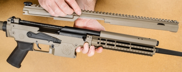 Joshua MK5: the AR/AK Hybrid Rifle At the heart of a Joshua MK5: AK-type bolt, carrier, and trigger group