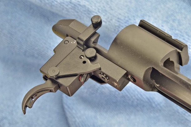 Left side of the adjustable trigger set