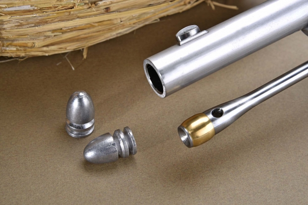 Original Lorenz design bullets obtained with the Pedersoli USA 303-547 mould