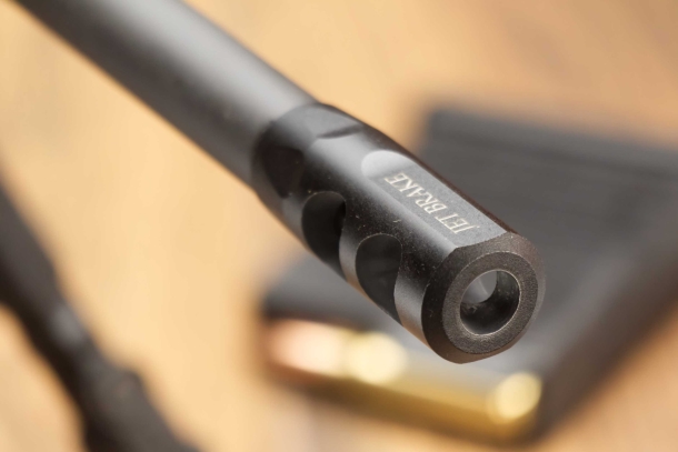 Test: Sabatti Rover Shooter ICM The barrel comes from the factory with Sabatti's "Jet Brake" muzzle brake