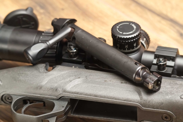 Test: Sabatti Rover Shooter ICM The three-lug bolt allows for a short bolt throw than a two-lug bolt, but it's stiffer.