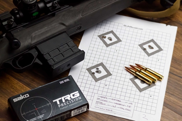Test: Sabatti Rover Shooter ICM The three groups with Sako TRG Precision 175 gr.