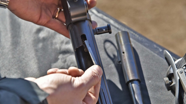All the BCG components are machined out of steel, just like in the original MP 38