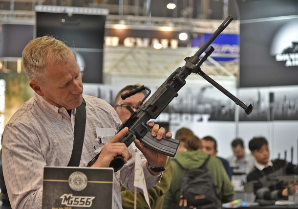 The MG556 caught the attention of many a visitor at the IWA expo this year