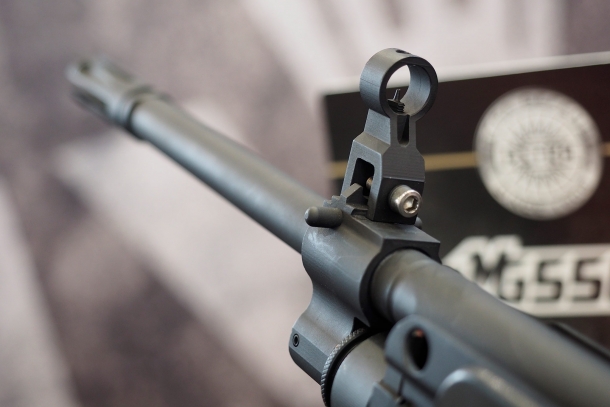 The MG556 features a 18.3" cold-hammer forged, chrome-lined barrel