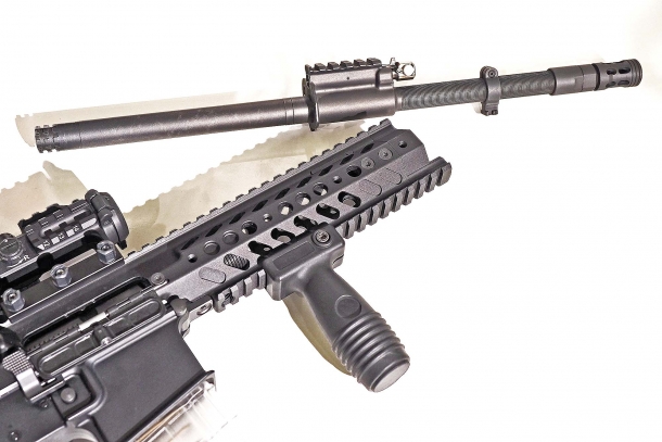 Steyr-Mannlicher STM 556 assault rifle The STM 556 features a quick-change barrel system