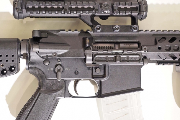Steyr-Mannlicher STM 556 assault rifle A quick glance at the side of the rifle...
