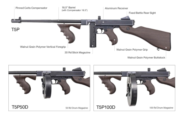Auto-Ordnance Thompson T5P: the lightweight Tommy Gun Auto-Ordnance Thompson T5P: the lightweight Tommy Gun