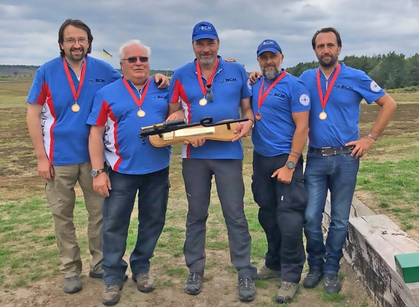 Da sinistra: Pier Bussetti, Gabriele Tavani, Giovanni Maglione, Lorenzo Brandi, Gianmattia Molina