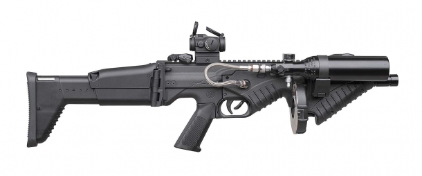 FN 303 Tactical, new shoulder-fired less-lethal launcher FN 303 Tactical less-lethal launcher – right side