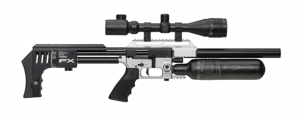 Carabina FX Airguns Impact: arriva la versione italiana! La FX Impact è disponibile in versione nera o inox.