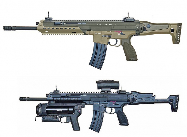 Heckler & Koch HK433: Bundeswehr's next assault rifle (?) The new Heckler & Koch HK433 assault rifle, seen from the left side