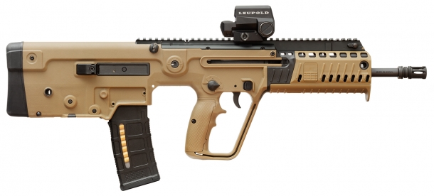 IWI US manda in pensione il Tavor SAR Il Tavor X95 è disponibile in versione nera o color sabbia; negli USA, anche in versione color verde oliva