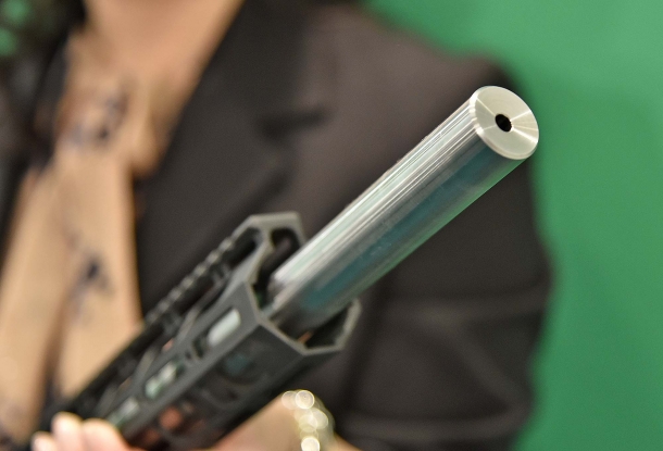 Particolare della volata del Sabatti SAR Inox