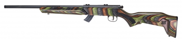 Fucile Savage Arms Mark II Minimalist, calcio verde, lato sinistro