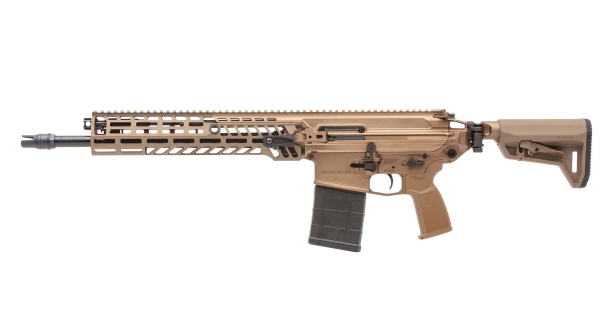 SIG Sauer MCX-SPEAR, the semi-automatic version SIG Sauer MCX-SPEAR rifle, 16" barrel variant – left side