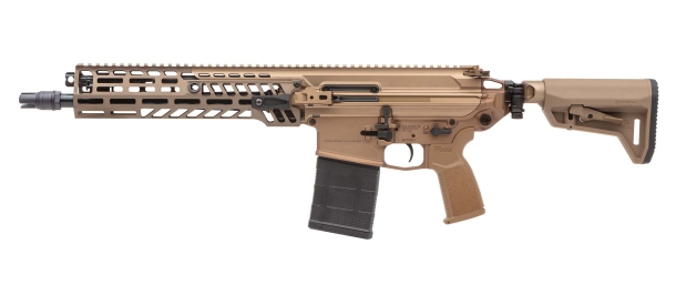 SIG Sauer MCX-SPEAR, the semi-automatic version SIG Sauer MCX-SPEAR rifle, 12" barrel variant – left side