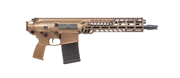 SIG Sauer MCX-SPEAR, the semi-automatic version SIG Sauer MCX-SPEAR rifle, 12" pistol variant – right side