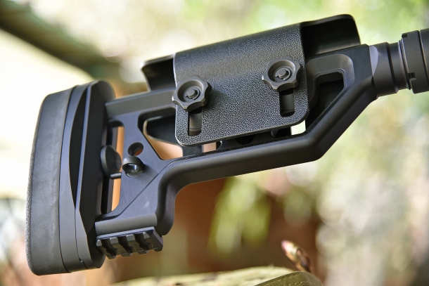 Il Tikka T3x TAC A1 presenta un calcio totalmente regolabile
