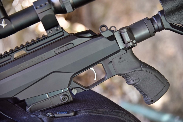 Anche l'impugnatura del Tikka T3x TAC A1 è di tipo AR-15