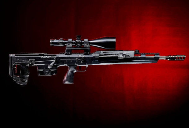 Tec Target Schneider TTS Xceed bull-pup bolt-action rifle Tec Target Schneider TTS Xceed bull-pup bolt-action rifle, right side