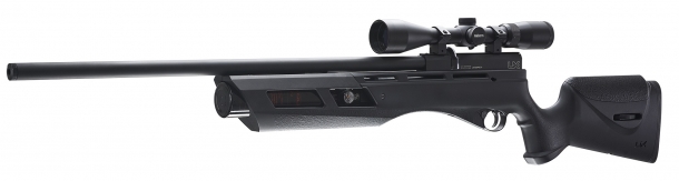 Umarex Gauntlet PCP rifle in .25/6.35mm caliber The 4-16x44 Gauntlet scope from Axeon Optics, which includes rings ready for mounting to the Gauntlet, has been specifically conceived for this superb airgun