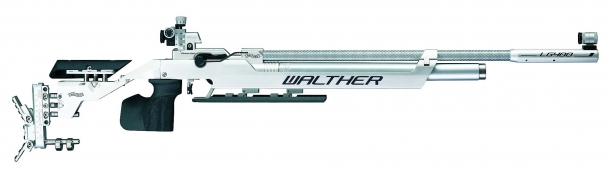 Walther LG400-E Electronic: the future of airguns Right side of the LG400 air rifle