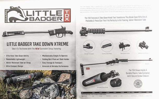 Chiappa Little Badger TDX: la calibro .22 pieghevole… estrema! Chiappa Little Badger TDX: la calibro .22 pieghevole… estrema!
