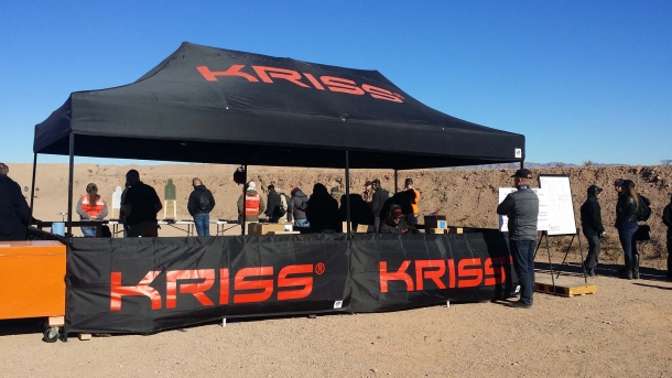 KRISS USA introduces the Defiance DMK22 rifles KRISS at range, Industry Day