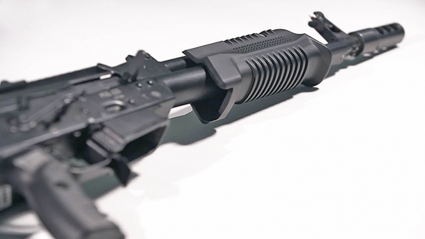 VIDEO: Kalashnikov KSZ-223 pump-action rifle The sliding forend on the Saiga KSZ-223 rifle