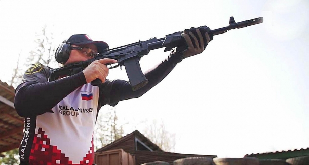 VIDEO: Kalashnikov KSZ-223 pump-action rifle The Saiga KSZ-223 rifle was conceived for the IPSC "Manual Rifle" competitions