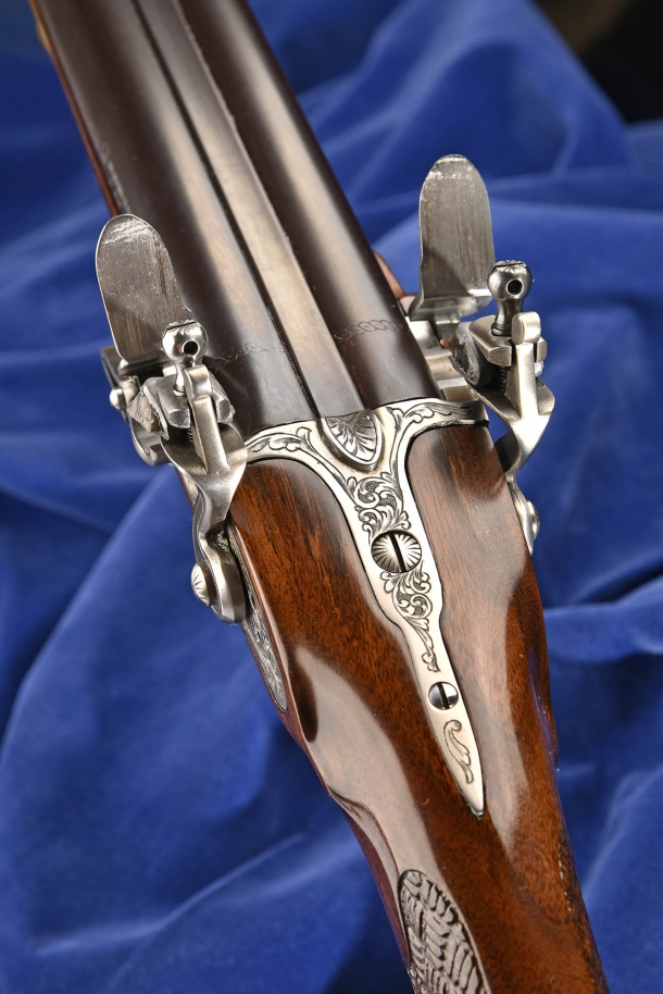 Pedersoli double barrel flintlock shotgun