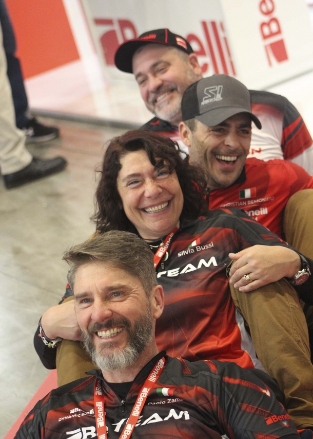 Alcuni membri del Be Team: Pierfrancesco Pasini, Christian Remonato, Slivia Bussi, Paolo Zambai