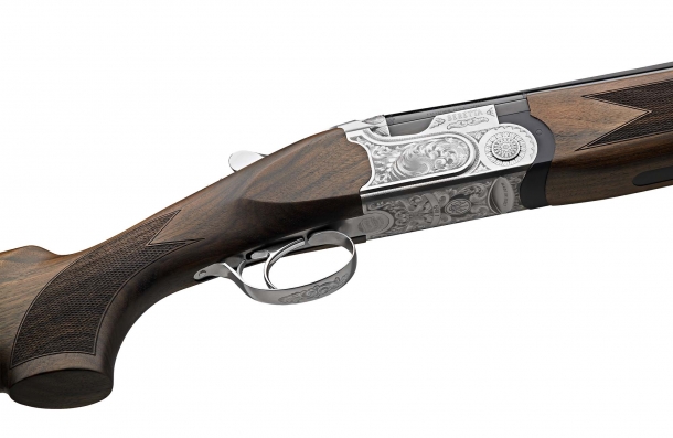Beretta 690 Field I, the distinguished hunter View of the lower part of the receiver, with the pistol grip and the trigger guard