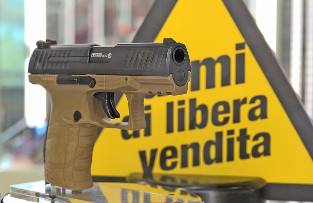 La pistola marcatrice Umarex Walther PPQ M2 T4E in calibro .43